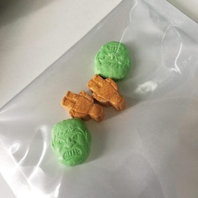 Green Hulk 250mg MDMA pills